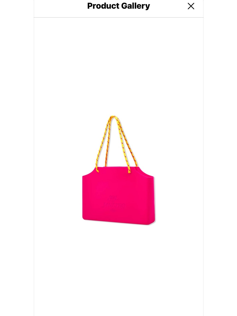 New Sol de Janeiro Bright Pink Tote